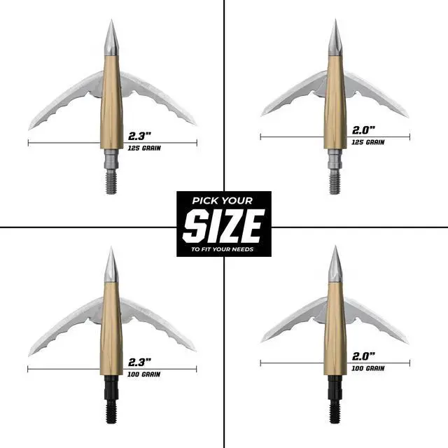 Alt view image 5 of 7 - Beast Broadheads, World's Fastest Deploying Broadhead, Patented Technology, Sharpest Penetrating Mechanicals, Plus Practice Tip