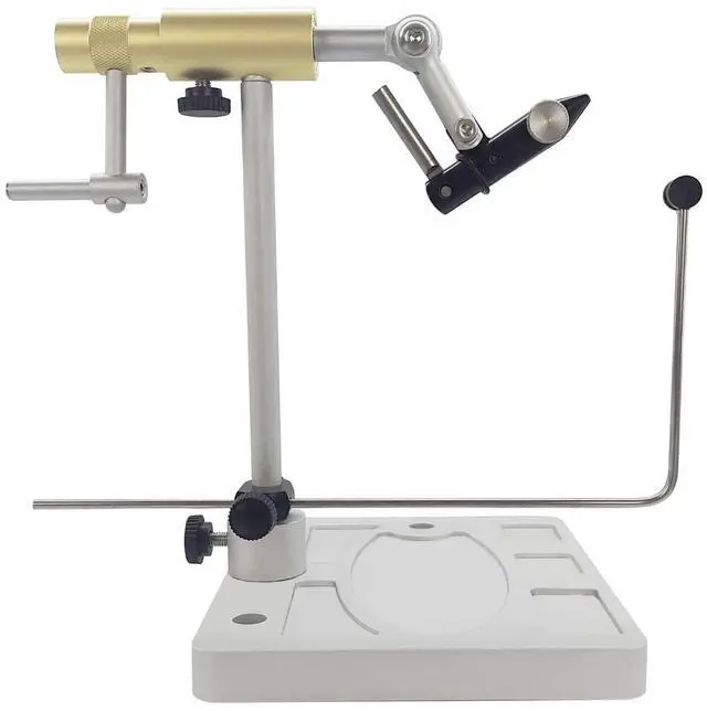 Main image of Clarkfork True Rotary Fly Tying Vise, Gold