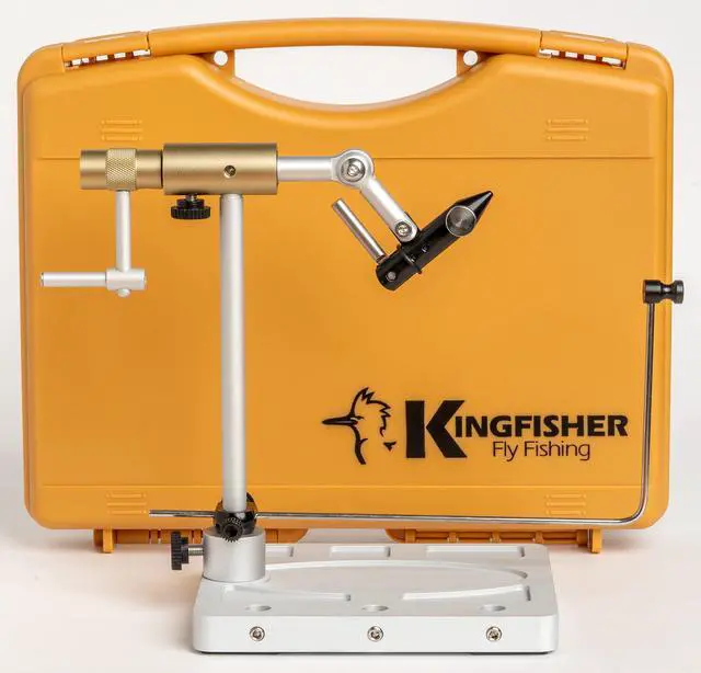Alt view image 2 of 7 - Clarkfork True Rotary Fly Tying Vise, Gold
