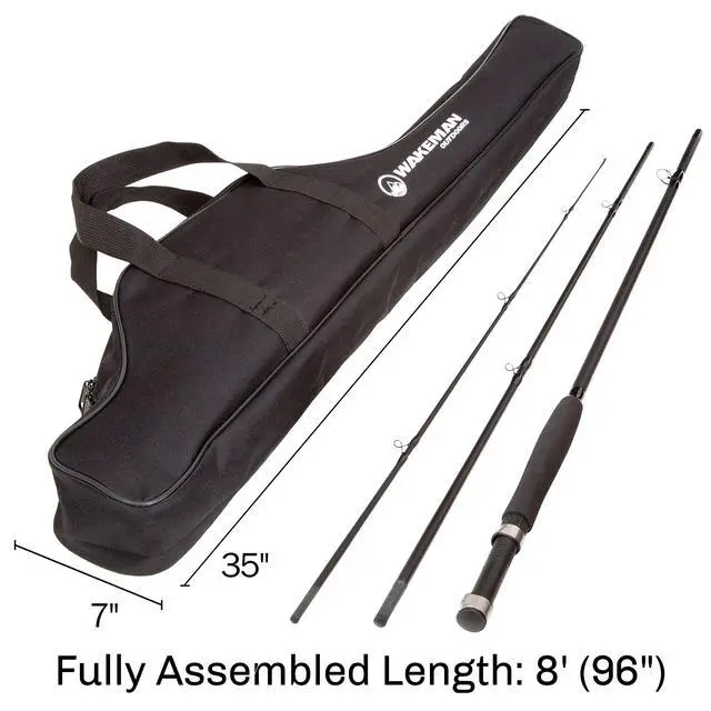 Alt view image 2 of 7 - Outdoors Fly Fishing Rod & Reel Combo Starter Kit with Case and Accessories
