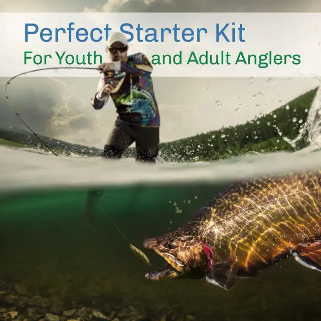 Alt view image 6 of 7 - Outdoors Fly Fishing Rod & Reel Combo Starter Kit with Case and Accessories