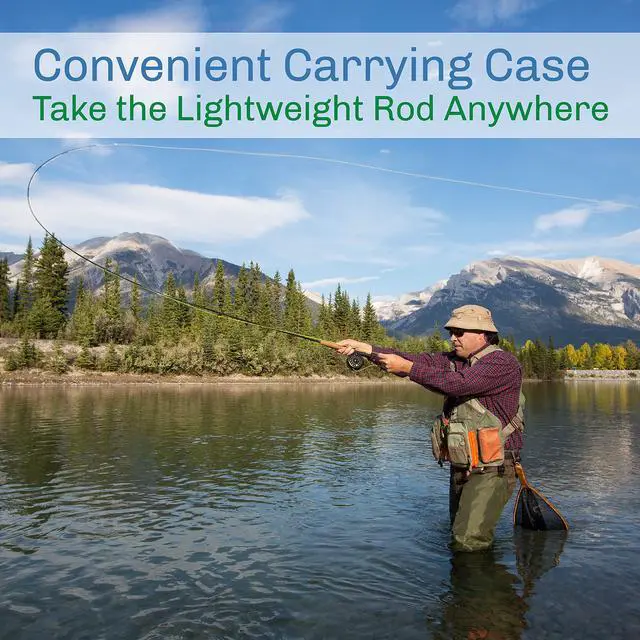 Alt view image 5 of 7 - Outdoors Fly Fishing Rod & Reel Combo Starter Kit with Case and Accessories