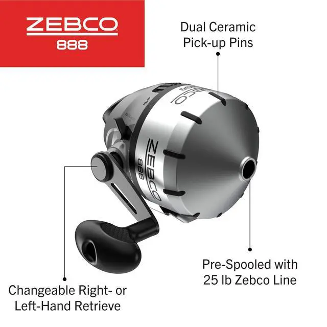 Alt view image 3 of 6 - 888 Spincast Reel