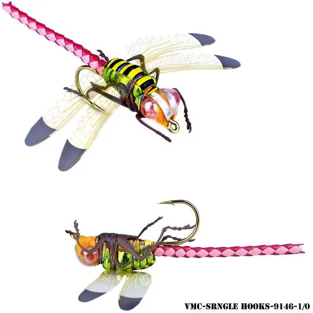 Alt view image 2 of 5 - Dragonfly Fly Fishing Flies High Simulation Dry Flies for Bass Trout FishingSingle Weight: 2.68g