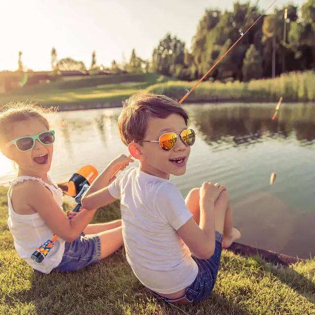 Alt view image 7 of 7 - Kids Fishing Pole Kit SetPortable Telescopic Fishing Rod and Reel Combo Full Kits for Boys, Girls, Beginner, Youth
