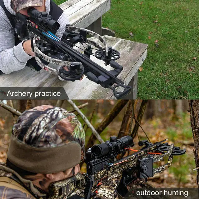 Alt view image 4 of 7 - 20 Inch Carbon Crossbow Bolt and Crossbow Broadheads Set, 12 Pcs Hunting Carbon Arrows for Crossbow with 3 Blade Broadheads 6 Pcs for Archery Practise Hunting Crossbow Arrows