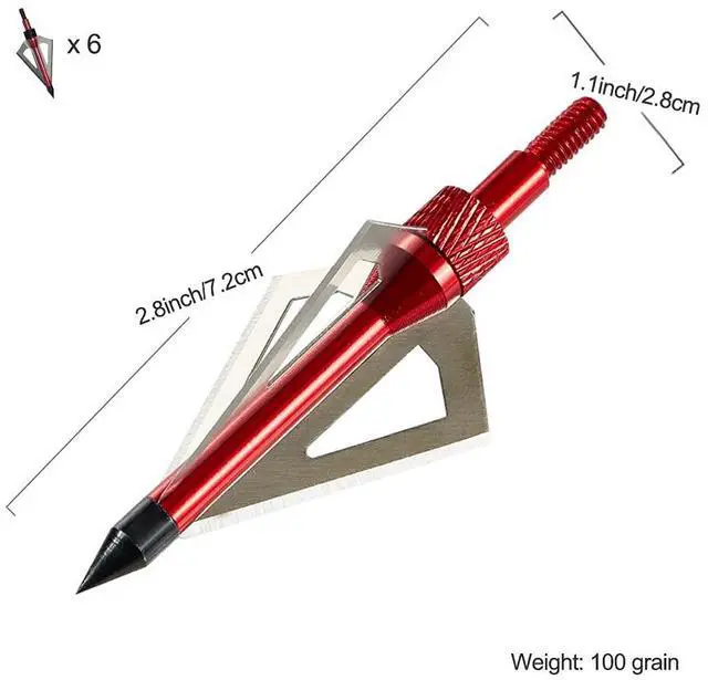 Alt view image 4 of 7 - 20 Inch Carbon Crossbow Bolt and Crossbow Broadheads Set, 12 Pcs Hunting Carbon Arrows for Crossbow with 3 Blade Broadheads 6 Pcs for Archery Practise Hunting Crossbow Arrows