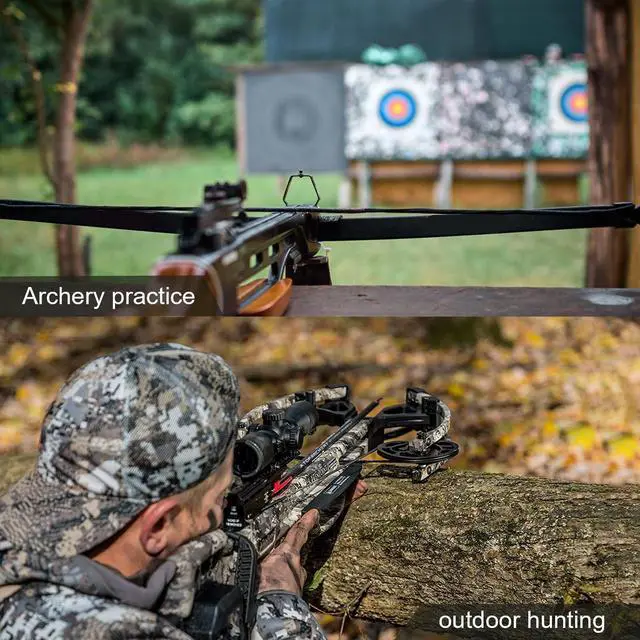 Alt view image 6 of 7 - 20 Inch Carbon Crossbow Bolt and Crossbow Broadheads Set, 12 Pcs Hunting Carbon Arrows for Crossbow with 3 Blade Broadheads 6 Pcs for Archery Practise Hunting Crossbow Arrows