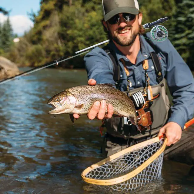 Alt view image 7 of 7 - Standard Fly Fishing Combo Starter Kit, 5/6 Weight 9' Fly Rod with SuperPolymer Handle, Accessories, Carrying Case, Fly Box Case & Fishing Flies