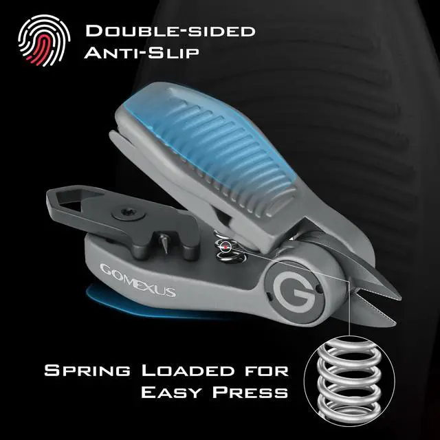 Alt view image 6 of 7 - Sharkbite Fishing Line Cutter with Retractors and Fishing Knot Tying Tool and Hook Eye Cleaner, Fly Fishing Nippers