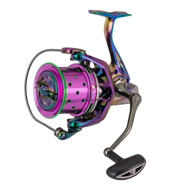 Alt view image 2 of 7 - Spinning Fishing Reels 70 LBS Max Drag Power 18+1 Stainless BB Metal Body Casting Fishing Wheel 8000 10000 12000 Spool Series Freshwater Saltwater Big-Game Surf Ultra Smooth Spinning Reel