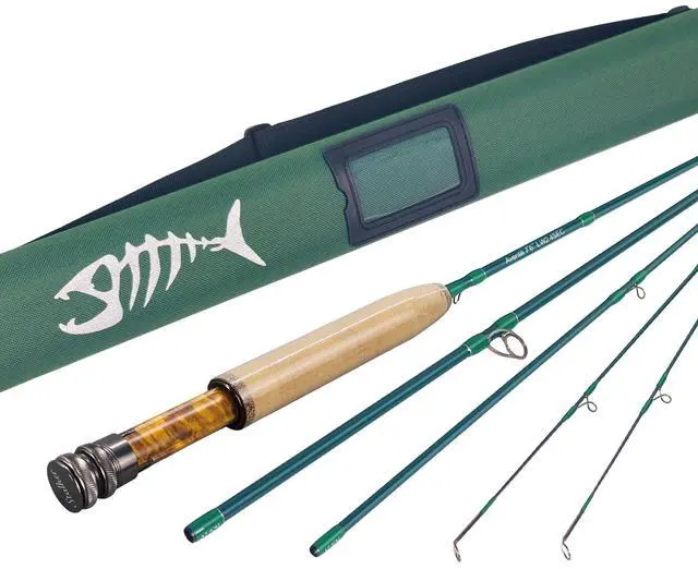 Main image of Stalker Fly Fishing Rod with Extra Tip and Rod Tube | Medium fast action 7.5/8/8.5ft; Fits 2/3/4wt; IM12 carbon blank; US Pac Bay hardware