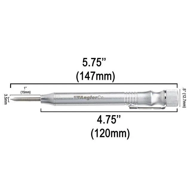 Alt view image 5 of 7 - Retractable Fish Venting Tool with Pocket Clip Durable Barotrauma Release Tool for Saltwater Fishing