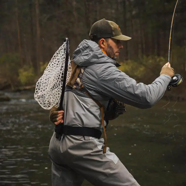 Alt view image 2 of 4 - Net Holster, Belt-Mounted Landing Net Holder