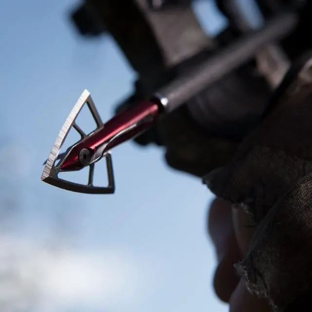 Alt view image 6 of 6 - Gravedigger Extreme 4-Blade Hunting Hybrid Mechanical Broadhead with Cut-on-Contact Tip - 100 Grains | 2.25" Cutting Diameter | 3 Pack