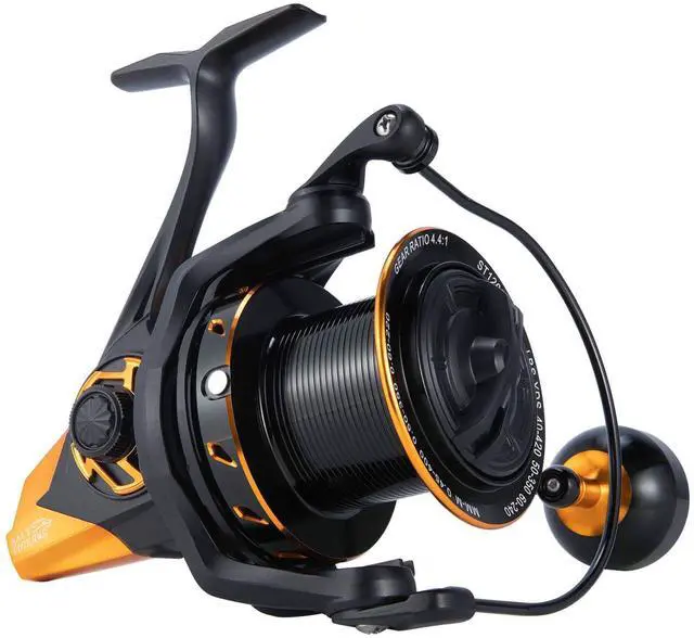 Main image of Saltwater Spinning Reels, Full Metal Surf Fishing Reel, 13 +1 BB, 52LB Max Drag Ocean Sea Fishing Reel, Heavy Duty Long Cast Offshore Trolling Reel