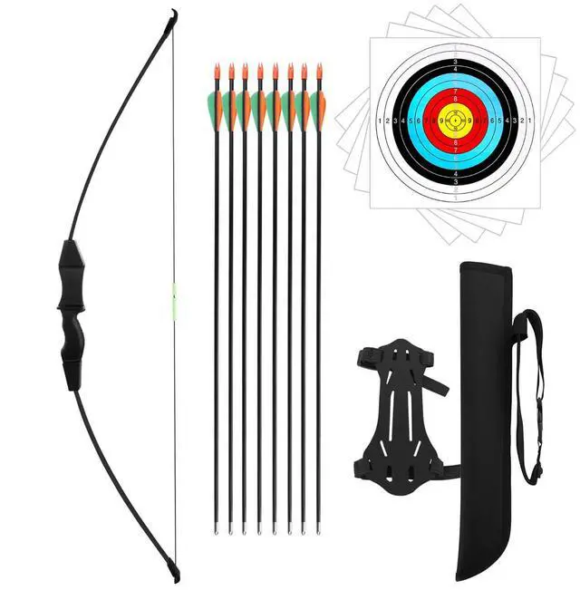 Main image of 44" Bow and Arrow Set for Kids Children Outdoor Youth Recurve Bow Junior Archery Training for Kids Teams Game Gift