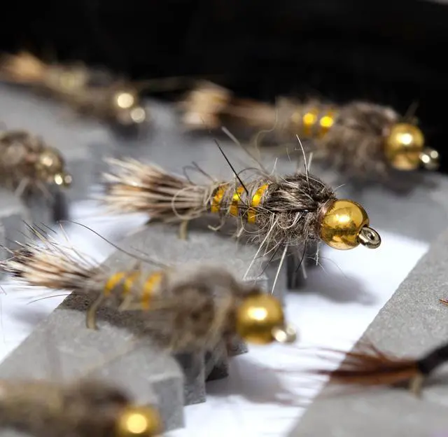 Alt view image 5 of 5 - 36/48 / 60 Premium Hand Tied Fly Fishing Flies Assortment Kit | Dry/Wet/Nymph/Streamer/Terrestrial/Leech/Popper/Woolly Bugger Flies Set for Trout/Bass/Salmon/Steelhead/Panfish