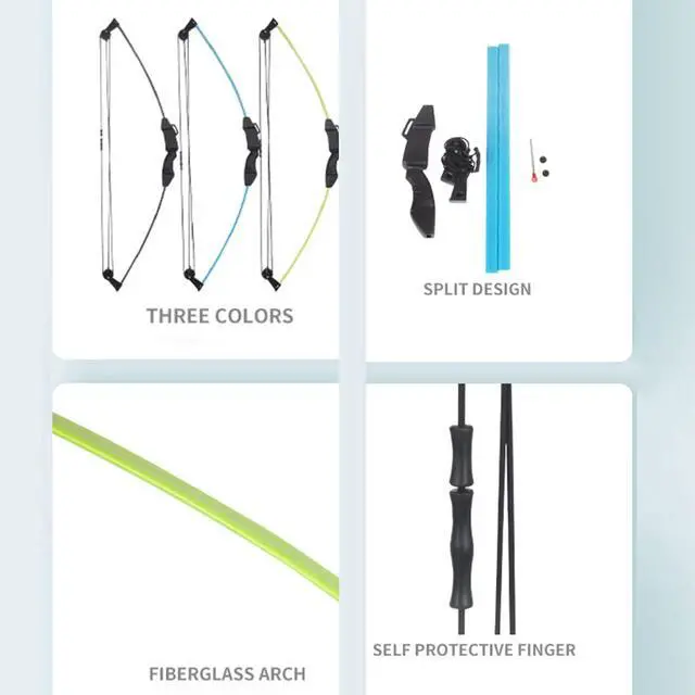 Alt view image 4 of 7 - Compound Bow and Arrow Set for Youth & Teens, Beginner Archery Set with 15-18 LB Draw Weight, 8 Arrows, Target Paper & Arm Guard Outdoor Shooting Sports Equipment for Beginners
