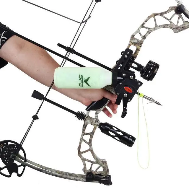 Alt view image 2 of 7 - Archery Bowfishing Reel Hunting Bow Fishing Reel with 40m Fishing Rope for Compound and Recurve Bow
