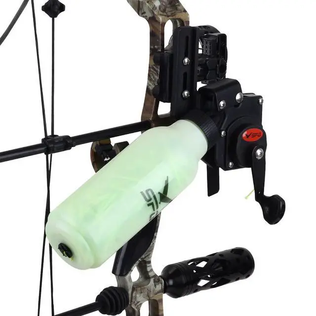 Alt view image 3 of 7 - Archery Bowfishing Reel Hunting Bow Fishing Reel with 40m Fishing Rope for Compound and Recurve Bow