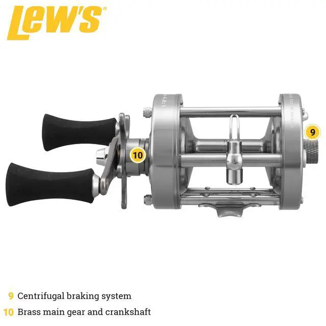 Alt view image 4 of 6 - Laser XL Baitcast Fishing Reel, Right-Hand Retrieve, 4.2:1 Gear Ratio, 4 Bearing System