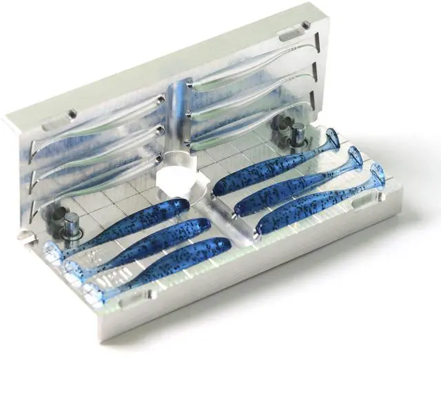 Main image of FatFish V20A-6C Bait Mold Soft Plasti Lure Making Injection Mold for Do-It Fishing Lures Aluminum 2"