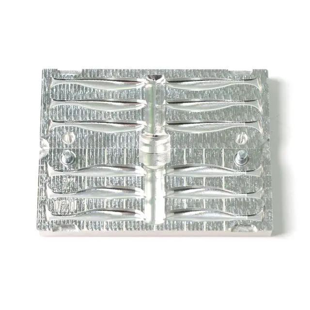 Alt view image 5 of 7 - FatFish V20A-6C Bait Mold Soft Plasti Lure Making Injection Mold for Do-It Fishing Lures Aluminum 2"