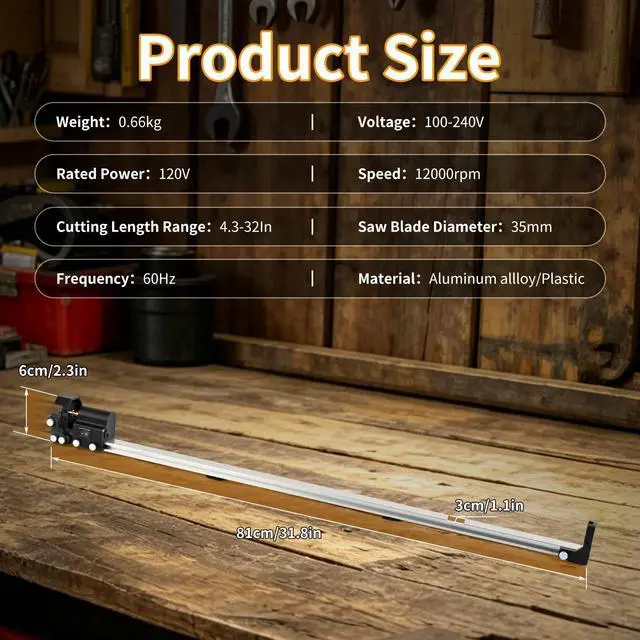 Alt view image 3 of 7 - Electric Archery Arrow Saw - Adjustable Carbon Arrow Cutter Precision Arrow Saw Archery with 2 Additional Replacement Saw Blades Professional Arrow Cutter Carbon Arrows Kit for Arrow Shaft DIY