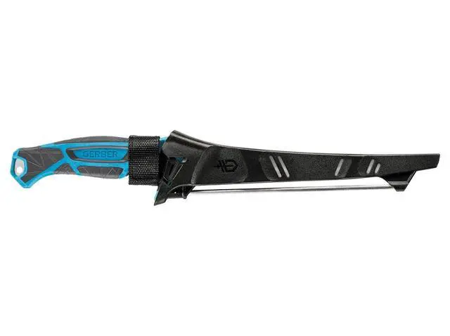 Alt view image 5 of 7 - Gear Controller - Saltwater Fillet Knife for Fishing - Tough Fishing Knife - Premium Fishing Gear - 8", Cyan