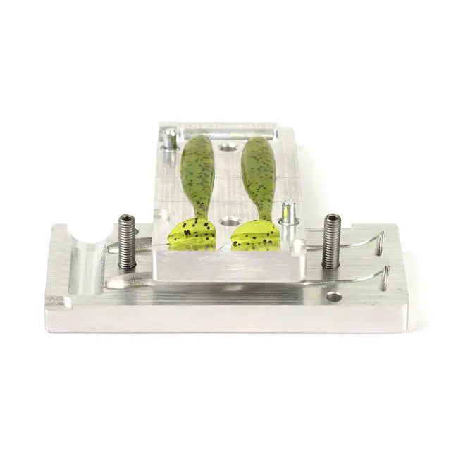 Alt view image 4 of 7 - Soft Plasti Lure Making Injection Fishing Mold Easy Shiner 4'' Two Cavity CNC Aluminum