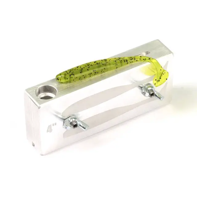 Alt view image 5 of 7 - Soft Plasti Lure Making Injection Fishing Mold Easy Shiner 4'' Two Cavity CNC Aluminum