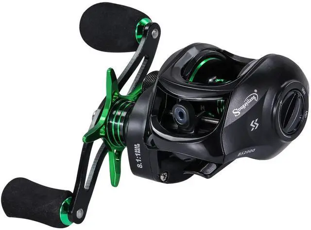 Main image of Baitcasting Fishing Reel with 9 + 1 Anti-Reverse Ball Bearings, 8.1:1 High-Speed Gear Ratio Casting Reel