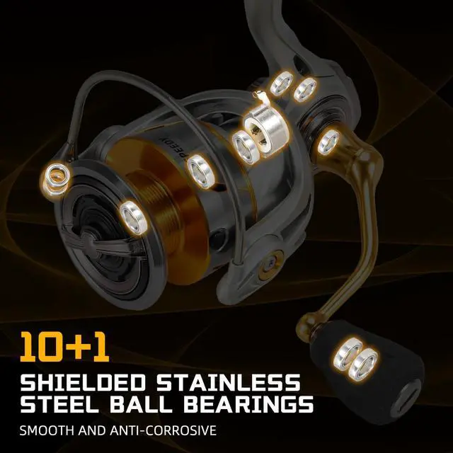 Alt view image 5 of 7 - Speedy Saltwater Spinning Reel, 6.2:1 High Speed, Max Drag 24Lbs, Smooth Fresh and Saltwater Fishing Reel