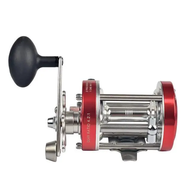 Alt view image 2 of 6 - 6000 Round Baitcasting Fishing Reels, More Powerful Reels 6000 Catfish Striper, Right/Left Hand