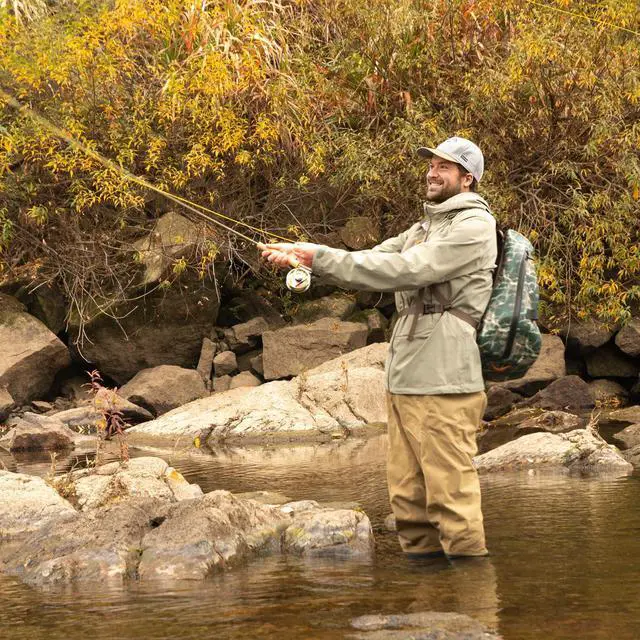 Alt view image 7 of 7 - 005MP Fly Fishing Rod Advance Multi-Purpose Freshwater Fly Rod IM8 Carbon Fiber with Carrying Tube and Extra Rod Tip Section Medium-Fast Action