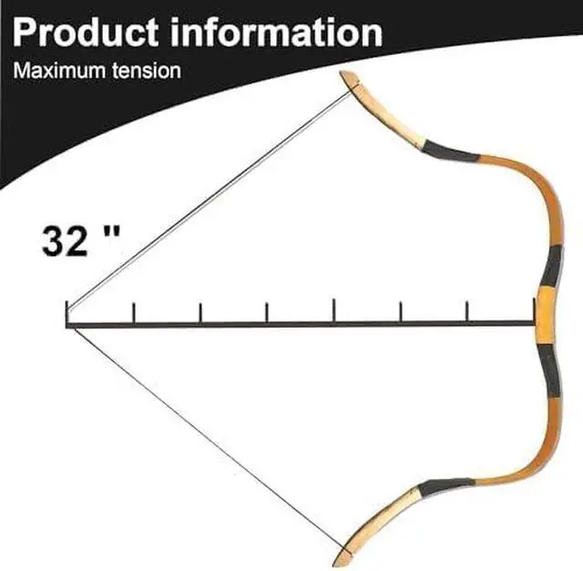 Alt view image 4 of 7 - Archery Recurve Bow Set, 54" High-Performance Horse Bow for Hunting, Right Left Hand Traditional Turkish Bow for Youth Adults Beginners to Advanced Outdoor Practice & Hunting, 20-50 lbs