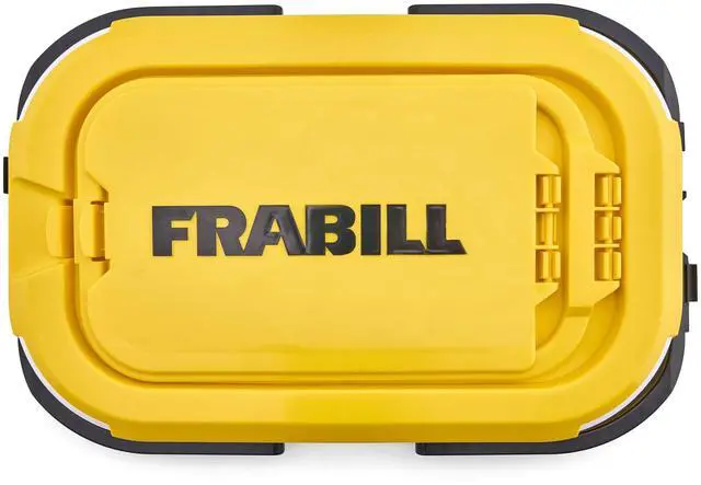 Alt view image 5 of 7 - Collapsible Bait Bucket with Aerator-White/Yel