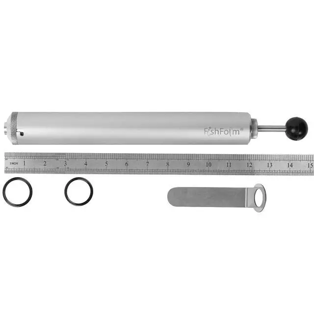 Alt view image 5 of 6 - Aluminum Injector for Soft Plastic Plastisol Bait Forms Fishing Lure Making 7oz and 9.5oz