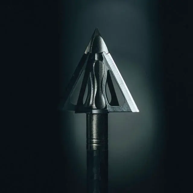 Alt view image 4 of 6 - G5 Montec Fixed 3-Blade Broadheads | 3-Pack | 100/125 Grains | Razor Sharp 1-Piece Construction | Screw in | Crossbow Compatible