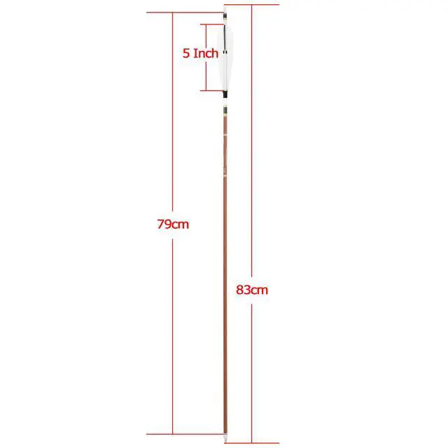 Alt view image 7 of 7 - 31" Carbon Arrows Spine 340 400 500 600 Archery Hunting Arrows with Natural Feather Removable Tips Targeting Arrows for Compound & Recurve & Traditional Bow 6/12pcs