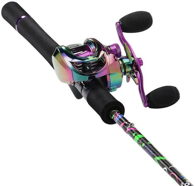 Main image of Fishing Rod and Reel Combo, Baitcasting/Spinning Combo, IM7 Graphite Blank Rods with EVA Handle