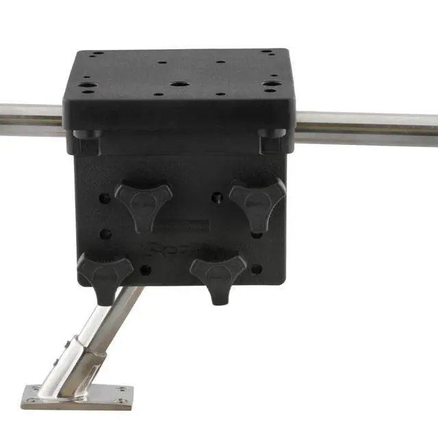 Alt view image 2 of 2 - #2027 Stanchion Rail Mount for Downriggers | Non-Permanent Mounting Solution For Your Watercraft