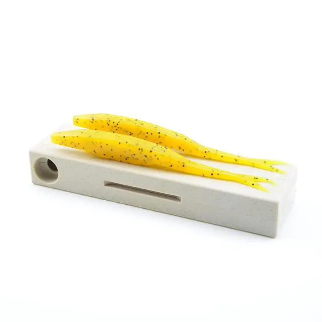 Alt view image 2 of 7 - Soft Plasti Mold Lure Making Injection Molds Fishing Lures Zoom Salty Super Fluke 5'' Two Cavity