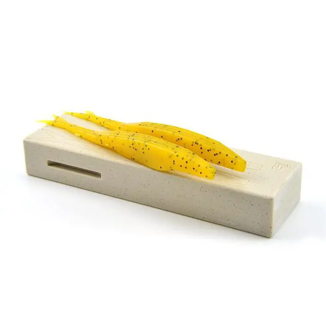 Alt view image 4 of 7 - Soft Plasti Mold Lure Making Injection Molds Fishing Lures Zoom Salty Super Fluke 5'' Two Cavity