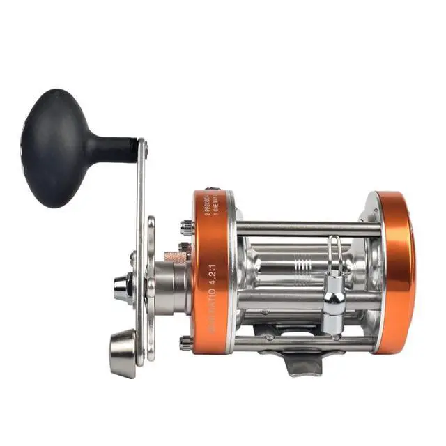 Alt view image 3 of 6 - 6000 Round Baitcasting Fishing Reels, More Powerful Reels 6000 Catfish Striper, Right/Left Hand