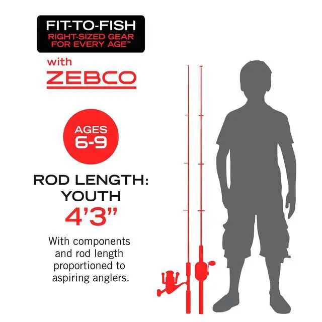 Alt view image 7 of 7 - Wilder Fishing Reel and Rod Combo, 4'3" Durable Fiberglass Rod with Built-In Carabiner, Patented No-Tangle Reel, Pre-Spooled with 6-Pound Cajun Fishing Line