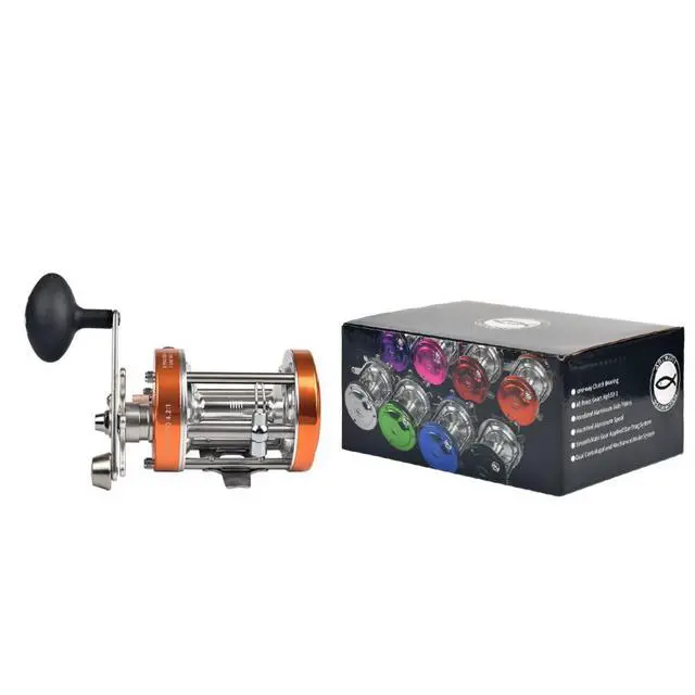 Alt view image 4 of 6 - 6000 Round Baitcasting Fishing Reels, More Powerful Reels 6000 Catfish Striper, Right/Left Hand