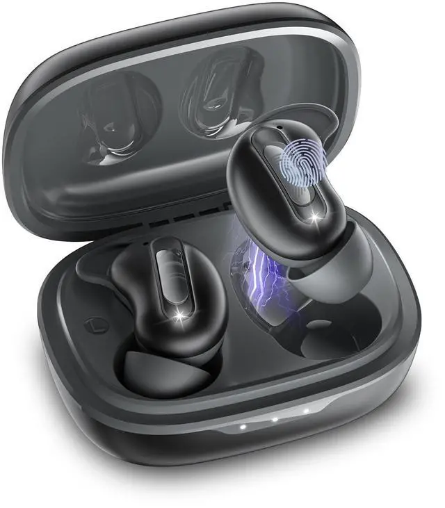 Main image of Sleep Earbuds, Mini ANC Wireless Earbuds Bluetooth 5.4 Headphones Deep Bass Stereo, 48H Playtime Ear Buds, 4 ENC Noise Cancelling Mic, IP7 in Ear Earphones for Side Sleepers,Touch Control