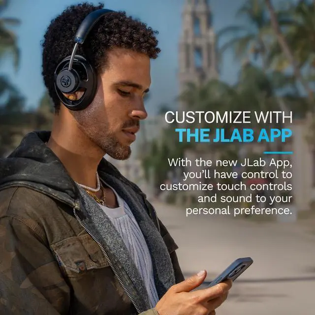 Alt view image 6 of 7 - JBuds Open Wireless Headphones Open-Ear, Comfortable All-Day Fit, 24+ Hour Playtime, Immersive Sound, Bluetooth Headphones with App Control, Black
